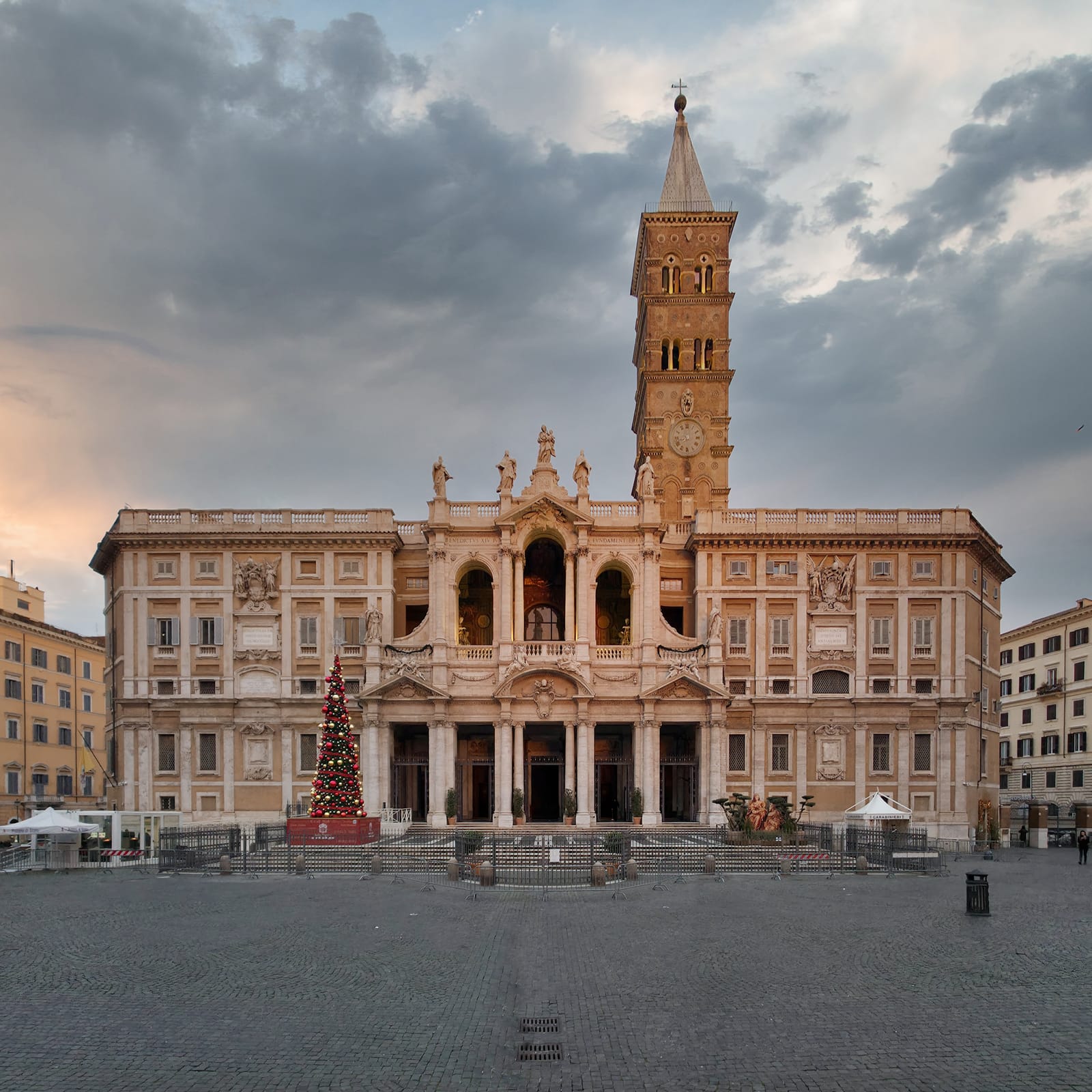 Facade of Santa Maria Maggiore in Rome. Featured image for Best churches in Rome: which one fits your trip best?